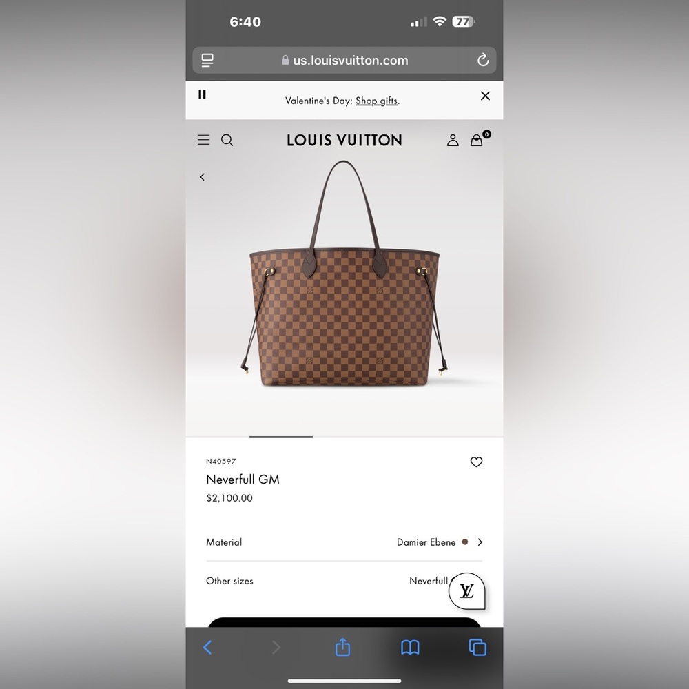 Louis Vuitton Neverfull Gm